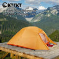 2.4kg orange mountaineering trekking double tent canvas